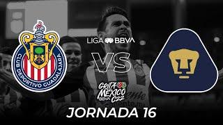 Resumen y Goles  Chivas vs Pumas  Liga BBVA MX - Grita México C22  - Jornada 16