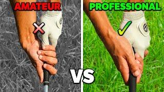 Amateur Vs. Professional Golf Grip