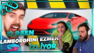 Elraen Mr Beast Lamborghini Ezme Videosu İzliyor @MrBeast