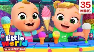 Es Krim untuk Keluarga  Kartun Anak  Little World Bahasa Indonesia