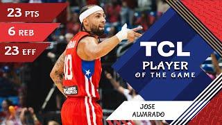 Jose Alvarado 23 PTS  TCL Player Of The Game  LTU vs PUR  FIBA OQT 2024 Puerto Rico