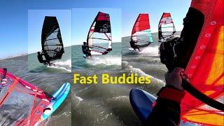 Slalom with fast Buddies