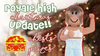 ROYALE high CHRISTMAS update  CHESTS  new HALO  COLLECT + SEND presents  AdrieCookie 