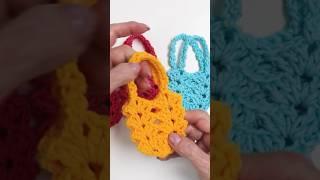 Сумочка крючком. #easycrochet #crochetbag #crochettutorial #каксвязать