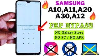 Samsung Galaxy A10A11A20A30A12A50 Frp Bypass  Google Account Bypass Without PC Android 1112