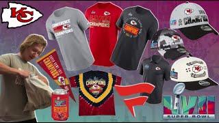 Kansas City Chiefs SUPER BOWL LVII CHAMPIONS Fanatics Merch Unboxing