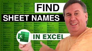 Excel Sheet Search Search for Sheet Names with Ctrl+F - Episode 2083