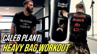 Caleb Plant Heavy Bag Workout