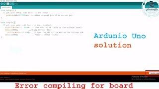 Error compiling for board ardunioGenuino Uno Ardunio Program Solution #Original #InventiveSky