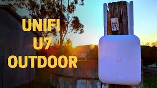 Unifi U7 Outdoor - Install setup testing #unifi #networking