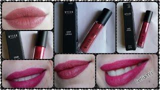 Liquid Lipstick Wycon - Swatches sulle labbra e review