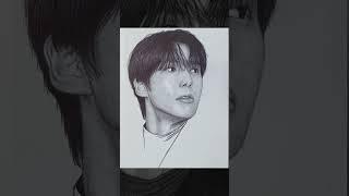 Drawing Minhyuk Of K-pop Group Monsta X #monstax #kpop