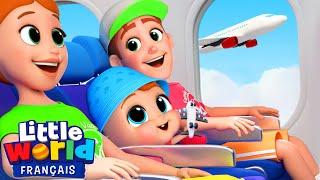 Un voyage en avion  Comptines pour les Tout-Petits  Little World Français