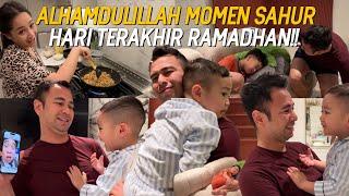 SAHUR HARI TERAKHIR RAFFI CIPUNG MALAH ISENG NGERJAIN RAFATHAR SUBUH2 RAFATHAR SAMPE NANGIS??