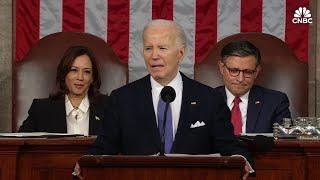 2024 State of the Union Biden says no billionaire should pay lower tax rates than a teacher
