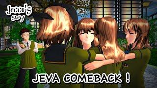 JECCOS STORY #28  JEVA COMEBACK   DRAMA SAKURA SCHOOL SIMULATOR