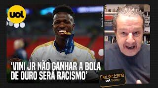 SE O VINI JR NÃO GANHAR A BOLA DE OURO ELEITORES TERÃO PASSADO UM ATESTADO DE RACISMO DIZ JUCA