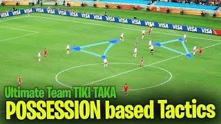 TIKI TAKA POSSESSION based Tactics.EA FC 24 Ultimate Team.