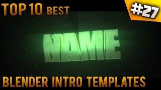 TOP 10 BEST Blender intro templates #27 Free download