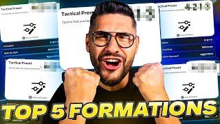 FC 25 TOP 5 Formations & The Best Meta Tactics w Advanced Player Roles