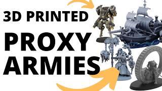 3D Printed Proxy Wargaming Armies - Fourteen Cool Ranges in Brief