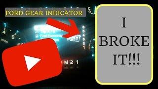 Ford Truck Gear Shift Indicator Display NOT WORKING
