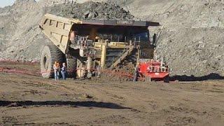 Incredible Sliding And Burnout Compilation Of Mining Trucks Total Idiots At Work Best Fails and Wins