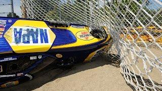 NHRA Funny Car driver Ron Capps hits the sand #ChevroletPerfUSNats