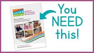 Birth to 5 Matters  You NEED this document  EYFS