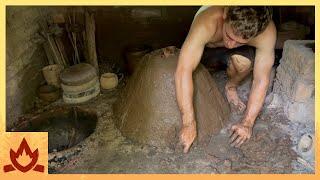 Primitive Technology Making Charcoal 3 Different Methods