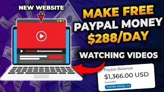 Make $288Day in PayPal Watching Videos *FREE PayPal Money*  Make Money Online Watching Videos