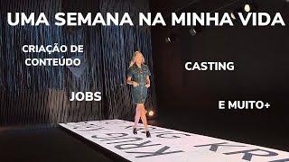 VLOG  BACKSTAGE DA MINHA VIDA DE MODELO E CRIADORA DE CONTEÚDO - jobs casting do boy e muito+ 