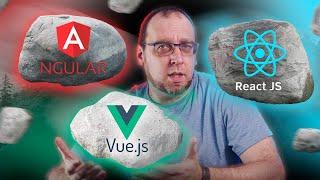 Angular React или Vue.js? Что выбрать начинающему фронтенд-разработчику?