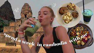 cambodia travel vlog spend the week eating & exploring with me siem reap angkor wat battambang