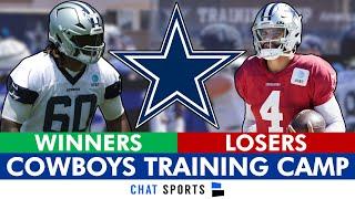 UPDATED Cowboys Training Camp Winners & Losers Led By Jalen Tolbert Caelen Carson Tyler Guyton