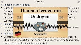 Dialoge B2  Deutsch lernen durch Hören  5 