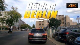 Driving Berlin Germany Gesundbrunnen Mitte Tiergarten Schöneberg Steglitz 4K 60FPS