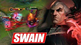 Wild Rift Swain Gameplay New Champion Build & Runes