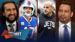 Robert Saleh & Jets ‘owning the East’ is SB window closing for Bills?  NFL  FIRST THINGS FIRST