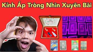 kính áp tròng nhìn xuyên bài mới nhất  kính mỹ 12 D mới nhất 2024 nhìn xuyên lá bài bịp