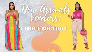 CHIQUE BOUTIQUE NEW ARRIVALS VENDOR  FREE WHOLESALE CLOTHING VENDORS FOR YOU