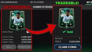 HOW TO SELL NOT TRADING “UNTRADEABLE” PLAYERS IN FC MOBILE 24? DO THIS