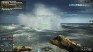 Акула Мегалодон в игре Battlefield 4 на карте Удар по Спратли