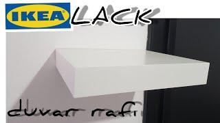 IKEA LACK DUVAR RAFI MONTAJ KURULUM PAKET AÇILIMI   IKEA LACK SHELVES ASSEMBLING #unboxing #ikea