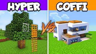 БИТВА ПОСТРОЕК с COFFI - ПРОИГРАВШИЙ ВЫПОЛНИТ ЖЕЛАНИЕ Minecraft - Майнкрафт