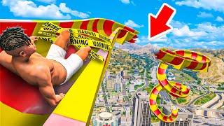 Die VERBOTENE WASSERRUTSCHE in GTA 5