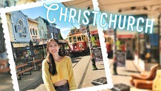 Exploring CHRISTCHURCH by foot and tram  South Island New Zealand