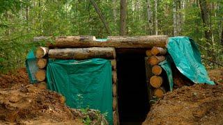 Unveiling the Secrets Building an Underground Log Cabin for Extreme Cold