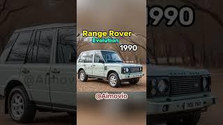 Range Rover Evolution 1969 - 2020  #rangerover #evolution #vehicles #cars #shorts #ai