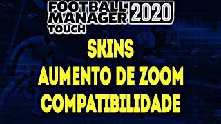 Football Manager 2020 Touch no Android COMPATIBILIDADE+ ZOOM NA FONTE + SKINS PASSO A PASSO 